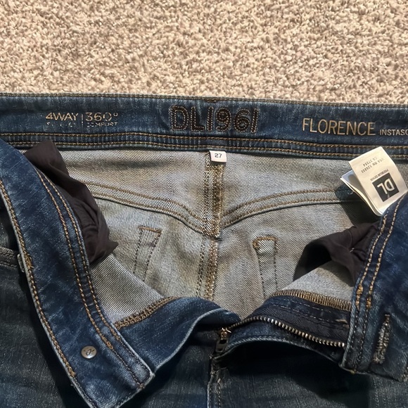 dl1961 Florence Mid-Rise Instasculpt Skinny Jeans in Thornton Size 27 - Picture 2 of 4